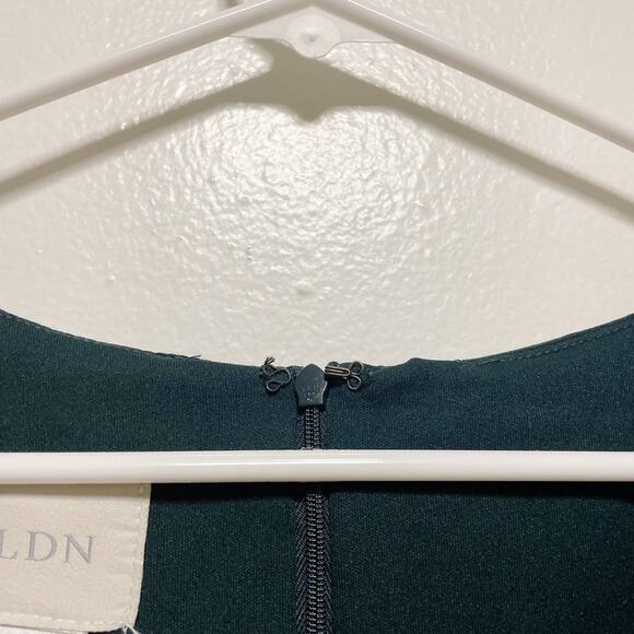 BHLDN Green Sleeveless Draped V-Neck Maxi Dress - Picture 7 of 9